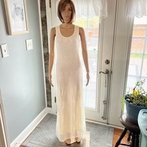 Sharagano lace Maxi Dress‎ SZ 6